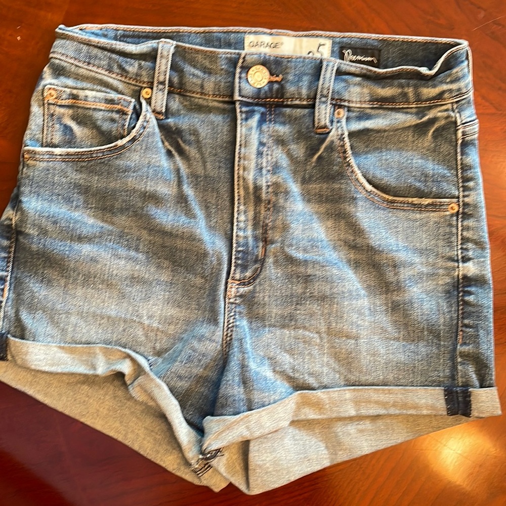 Shorts by Garage juniors size 5 denim